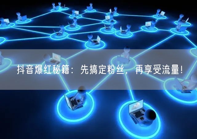 抖音爆红秘籍：先搞定粉丝，再享受流量！