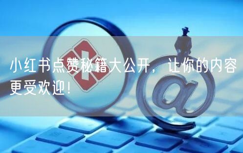 小红书点赞秘籍大公开，让你的内容更受欢迎！
