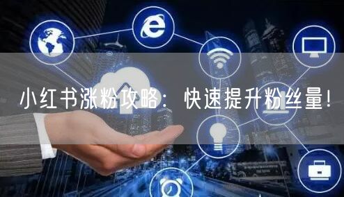 小红书涨粉攻略：快速提升粉丝量！