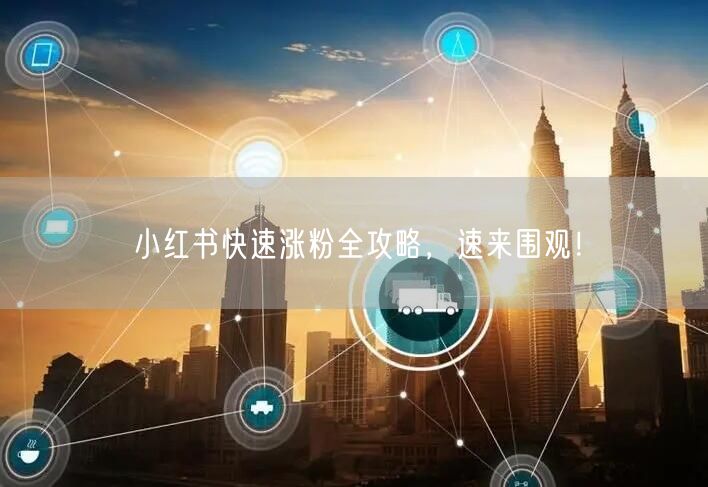 小红书快速涨粉全攻略，速来围观！